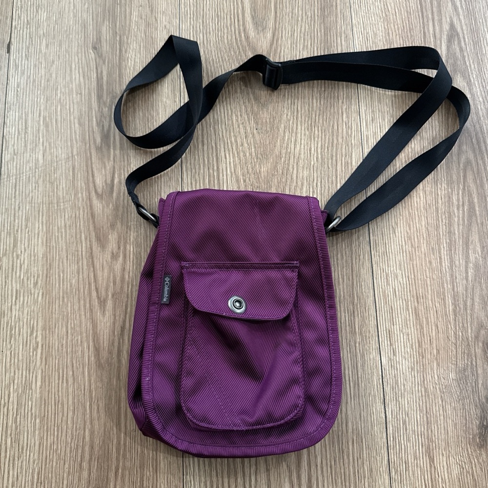 Columbia Dark Purple Crossbody Bag